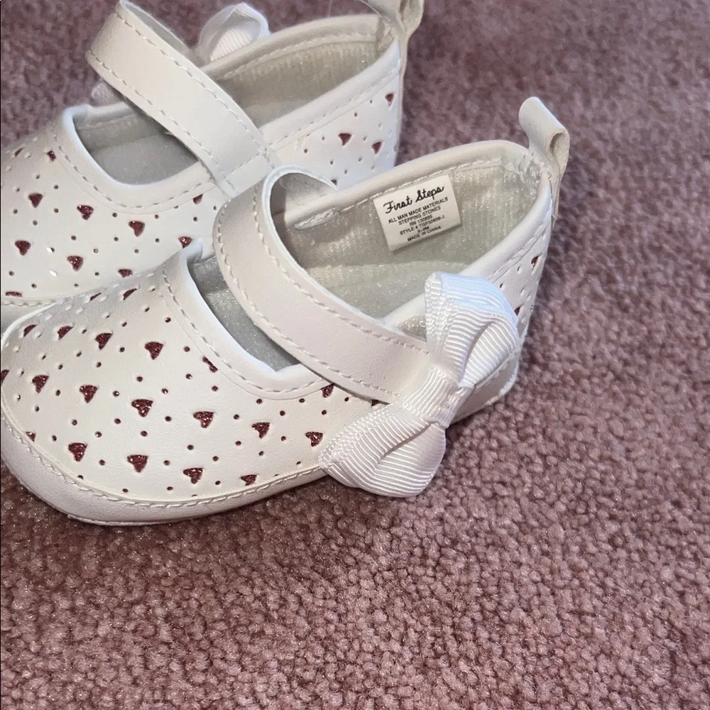 Charming Baby Walker Shoes with Heart Design